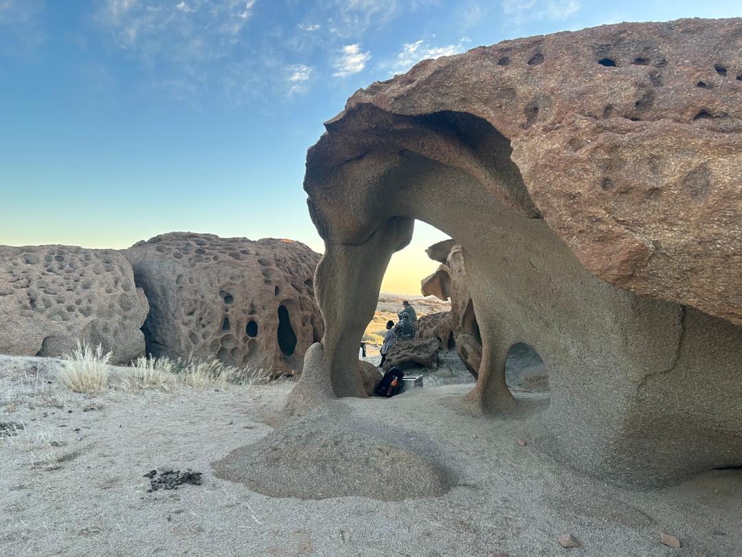 Assessing terrain and access hazards at a remote Namibian site